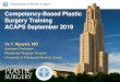 Competency-Based Plastic Surgery Training ACAPS September … · Competency-Based Plastic Surgery Training ACAPS September 2019 Vu T. Nguyen, MD Assistant Professor ... Fall 2016