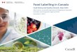 Food Labelling in Canadaface-cii.in/sites/default/files/2017/12th-food...¢  ¢â‚¬¢ Nutrition Labelling