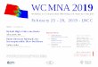 WCMNA 2019 · Sandra Malta, LNCC Sonia Gomes, Unicamp wcmna-2019.lncc.br wcmna-2019@lncc.br More information: 2019 Important dates Call for Abstracts July 16,2018 - October 31, 2018