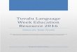 Tuvalu Language Week Education Resource 2016 · 2019-02-20 · 0 Tuvalu Language Week Education Resource 2016 Vaiaso ote ‘Gana Tuvalu This resource has been developed by members