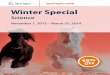 Science - Springer...Winter Special 2013/2014 | Chemistry See tables of contents, reviews, author infos and longer texts online at springer.com 1 Chemistry Advances in Biochemical