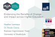 Evidencing the Benefits of Change and Impact across Higher ...sdf.ac.uk/.../07/Evidencing-Benefits-AUA-Conference... · Evidencing the Benefits of Change and Impact across Higher