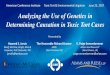 Analyzing the Use of Genetics in Determining Causation in ...€¦ · Analyzing the Use of Genetics in Determining Causation in Toxic Tort Cases American Conference Institute | Toxic