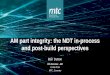 AM part integrity: the NDT in-process and post-build perspectivese-i-s.org.uk/wp-content/uploads/2019/07/Ben-Dutton-Presentation.pdf · Portable NDT (phased array ultrasound, eddy