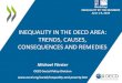 INEQUALITY IN THE OECD AREA: TRENDS, CAUSES, CONSEQUENCES ... · TRENDS, CAUSES, CONSEQUENCES AND REMEDIES Michael Förster ... about the top of the distribution Trends in real household