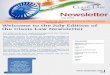 As this presentation uses Newsletter Law Newsletter-July 2018.pdf · 2019-05-14 · India’s Most Trusted Corporate Lawyers by ICCA, 2017” Clasis Law has been ranked amongst the