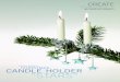 DESIGN PROJECT CHRISTMAS CANDLE HOLDER “STARS”'Star'' Christmas Candle Holders.pdf · 1x Candle holder clipable, silver Chain, silver, 20 cm 5x Jumpring, silver, 4 mm Wire, silver,