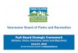 Park Board Strategic Framework - Vancouver · ENGAGING PEOPLE Goals 5. Partners We seek, build and maintain relationships to benefit Vancouver, by being an open and accountable partner