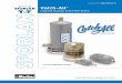 Liquid & Suction Line Filter-Driers€¦ · For additional information on “The Secret of the Catch-All’s Success” request Form 40-119 the famous molded porous core of the Catch-All®