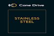 STAINLESS STEEL - Cone Drive STAINLESS STEEL GEARING SOLUTIONS   STAINLESS STEEL GEARING