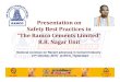 Presentation on Safety Best Practices in “The Ramco ...qcfihyderabad.com/cc2016/tech-presentations/Safety/Safety Best... · Presentation on Safety Best ... RR NAGAR Plant View