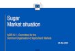 Sugar Market situation - European Commission · 2020-05-11 · 2019/2020 - Sugar Production –April 2020 Provisonal sugar production communicated by MS, except for DK (production
