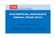 STATISTICAL ABSTRACT FISCAL YEAR 2016 - Tennessee · 2017-09-21 · STATISTICAL ABSTRACT FISCAL YEAR 2016 Prepared: October 2016 . By . TENNESSEE DEPARTMENT OF CORRECTION . ... Correctional