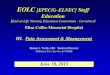EOLC [EPEC/G ELNEC] Staffcomfortcarechoices.com/wp...iii.pain-educ.-2015.pdf · EOLC [EPEC/G–ELNEC] Staff Education [End-of-Life Nursing Education Consortium - Geriatrics] Eliza