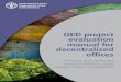 OED project evaluation manual for decentralized offices · 2020-04-10 · OED project evaluation manual for decentralized offices – Planning and conducting project evaluations under