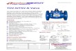 American Wheatley HVAC Triple Duty Valve Triple Service ... · D.Once a flow rate is set, adjust stop located on TDV/TSV valve stem (see llustration on tag attached to valve for instructions).Memory