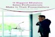 11 Biggest Mistakes Sales Professionals - Patricia Fripp · 11 Biggest Mistakes Sales Professionals Make in Their Presentations ... every word, taking a risk in the hope of a favorable