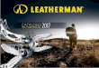 Leatherman Emprom · 2018-03-20 · leatherman la multiherramienta leatherman fue la primera de tipo, 34 aÑos diseÑo, equipamiento y han reconocidas las mejores en el mercado. fabricada