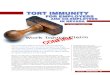 TORT IMMUNITY - State Bar of Nevada€¦ · 28 Nevada Lawyer May 2016 exchange for the burden of ensuring worker’s compensation coverage for all of these statutory employees, the