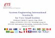St E i i It ti l Systems Engineering International ...profs.etsmtl.ca/claporte/Publications/Publications/INCOSE_2012 Workshop.pdf• Certification and Recognition • Only 18% are
