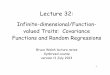 Lecture 32 - University of Arizonanitro.biosci.arizona.edu/workshops/Synbreed2013/Lectures/Lecture3… · Lecture 32: Infinite-dimensional/Function- ... Bruce Walsh lecture notes