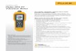 Fluke 805 FC Vibration Meter - RS Components · Fluke 805 FC Vibration Meter The reliable, repeatable, accurate way to check bearings and machine health. Make go or no-go maintenance