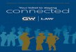 GEORGE WASHINGTON LAW ALUMNI ASSOCIATION connecteddoing that is joining an Afﬁ nity Group (i.e. Black Law Alumni, LAMBDA Law Alumni). These personal and professional identity groups
