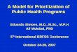 A Model for Prioritization of Public Health Programs · Appendix 10A. Amenability to Improve Risk Factor (Using Conservative values for Effectiveness and Unit Cost) Risk Factor Effectiveness