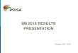 9M 2018 RESULTS PRESENTATION - PRISA · October 30th, 2018 9M 2018 RESULTS PRESENTATION. 1 Disclaimer The information contained in this presentation has not been independently verified