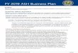 FY 2019 ASH Business Plan - Federal Aviation Administration · 2020-01-17 · FY 2019 ASH Business Plan. Activity: Intelligence Analysis, Coordination and Facilitation Evaluate intelligence