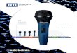 vocal & instrument microphones - Audio-Technica · Their smoky, midnight blue stands out from the crowd. Sealed magnetic reed switches on all dynamic models are contoured to fit the