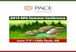 NPA Summer Conference · NPA Summer Conference June 7-9, 2019 Overview The 2019 NPA Summer Conference includes a Medical Director Essentials Course and a Quality Symposium on June