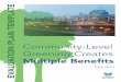 Multiple Benefits - Willamette Partnership · Community-Level Greening Creates Multiple Benefits | 2 I. Overview of the Work, Evaluation Goals & Questions We know more greenspace,