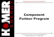 Component Partner Program - HOMER Microgrid News and Insight · 2017-02-02 · Component Partner Program Benefits Website Microgrid Newsletter and Website Social Media Software HOMER