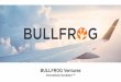 bullfrog fintechcredentials 2017 - Coverager® Inc. · PDF file Bullfrog Ventures LLC Innovations Incubator TM ©2017 Proprietary and Confidential What We Do Bullfrog Ventures has