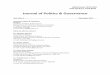 Journal of Politics & Governancejpg.net.in/wp-content/uploads/2018/02/JPG-Dec-2017.pdf · Journal of Politics & Governance ... president of India using the power conferred by Article
