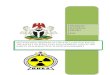 NIGERIAN NATIONAL REPORT 2017 - International Atomic Energy … · The Nigeria Atomic Energy Commission (NAEC) was established by the Nigeria Atomic Energy Commission Act No. 46 of