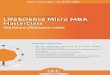 LifeScience Micro MBA - GLC Europevideo.glceurope.com/download/20_jan_y2017... · from sales representative, training manager, sales director to global VP marketing and sales operations