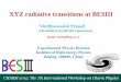 XYZ radiative transitions at BESIII - indico.fnal.gov · 5/19/2015 CHARM-2015 conference, Wayne State University Electronic width of X(3872) Electronic width: Use a weighted average