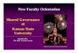 08 New Faculty Orientation.ppt - Kansas State UniversityShared governance is a process in whichShared governance is a process in which the Faculty Senate plays a key role. 2007/08