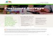 Customer Surveys · 2019-12-19 · a world-class customer feedback approach. Customer Surveys: Find out what matters most to your customers. CAST A WIDE NET Every location needs as