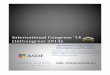 International Congress ‘14 (IntCongress 2014) 2014 Proceedings.pdf · International Congress ‘14 (IntCongress 2014) Association of Scientists, Developers and Faculties Association