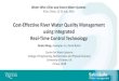Cost-Effective River Water Quality Management …blogs.exeter.ac.uk › brim › files › 2018 › 10 › Cost-Effective...Cost-Effective River Water Quality Management using Integrated