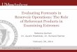 Evaluating Forecasts in Reservoir Operations: The Role of ... · Power Tunnel Pelton to R5 R5 below Powerhouse Francis to Chaplain Chaplain to DD Q1 Reach 34 Reach5 Q2 Q5 Q1 Inflow