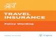 TRAVEL INSURANCE - Cigna New Zealand · Cigna travel insurance is designed to take care of You, Your family and Your belongings if the unexpected happens while You’re on holiday