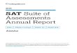 2018 Alaska SAT Suite of Assessments Annual Report€¦ · 2018 6A7 6XLWH AQQXDO 5HSRUW AODVND 7,448 test takers completed the SAT or a PSAT‐related assessment (PSAT/NMSQT, PSAT
