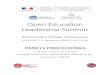 Open Education Leadership Summit - Paris Descarteseda.recherche.parisdescartes.fr/wp-content/uploads/...1. Different forms of open education including Open Educational Resources (OER),