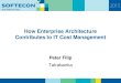 How Enterprise Architecture Contributes to IT Cost …...2 Your Participation Get ready your mobile devices Connect to WiFi CrownePlaza (or data services) Browse to slido.com#tatrabanka