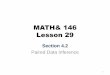 MATH& 146 Lesson 29 - Amazon S3 · 2016-03-23 · Textbook Prices Seventy-three UCLA courses were randomly sampled in Spring 2010, representing less than 10% of all UCLA courses