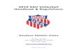 2019 AAU Volleyball Handbook & Regulationsimage.aausports.org/handbooks/volleyball/2019Volleyball...2019 AAU Volleyball Handbook & Regulations Amateur Athletic Union PO Box 22409 Lake